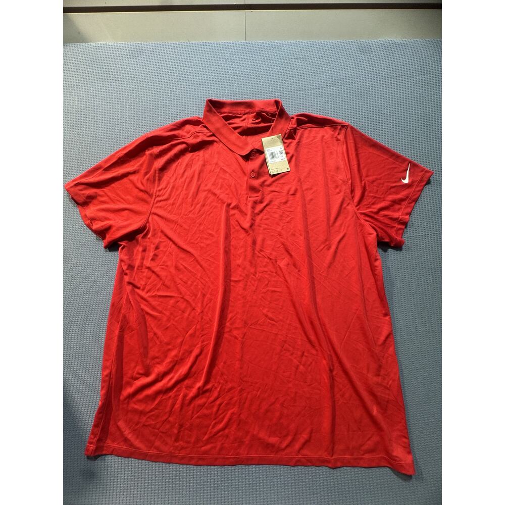NIKE DRI FIT MEN RED‎ TEE Sz 3XL Brand  New